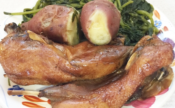 Roasted tītī (mutton birds) with pūhā and kūmara - Toi Tangata